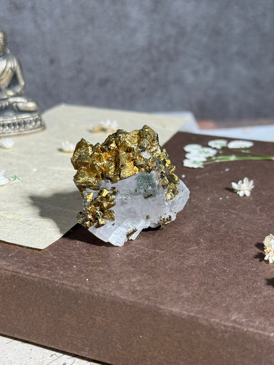 Gem Dolomite with Chalchopyrite