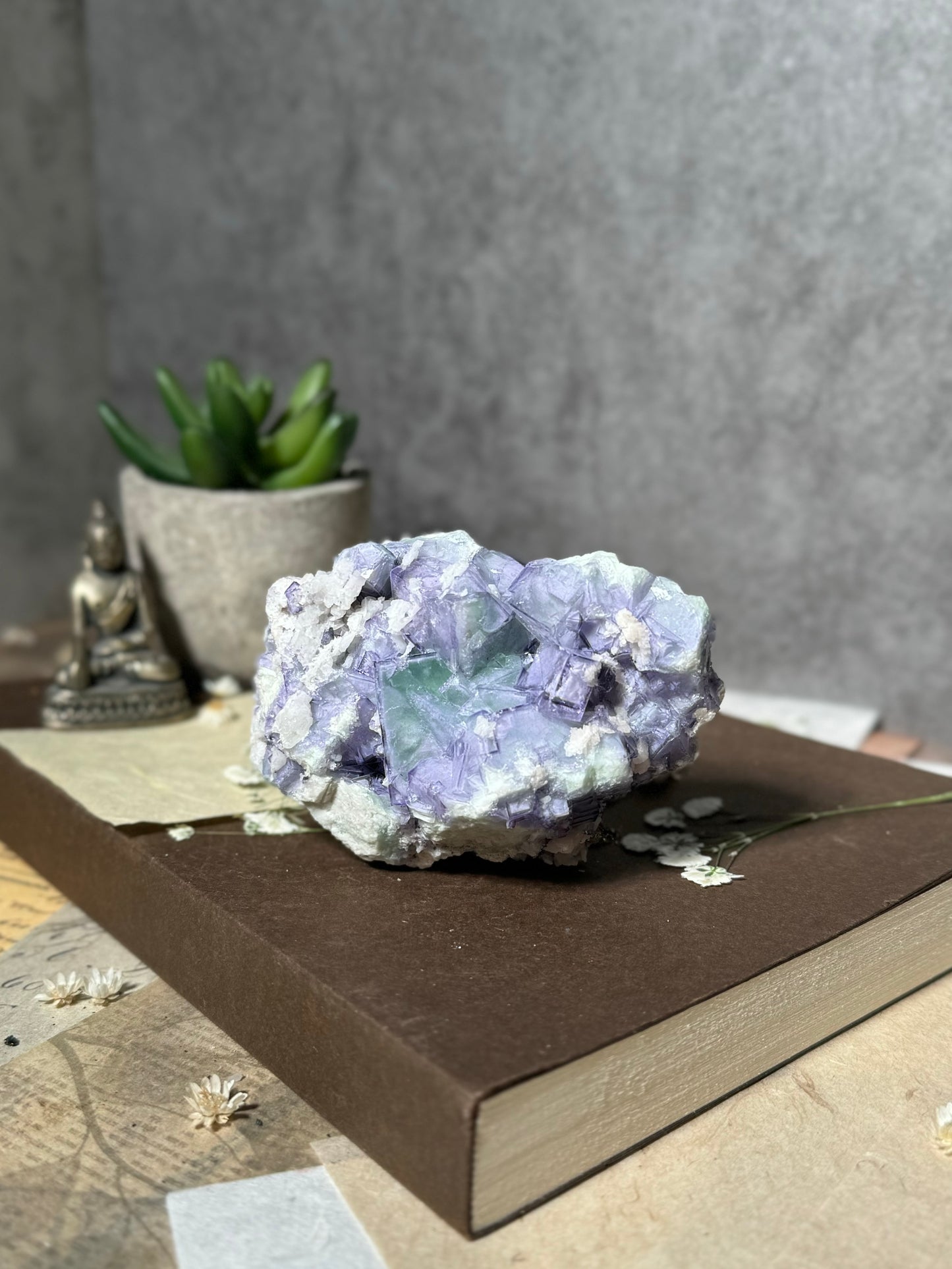 Porcelain Fluorite (Second Generation)