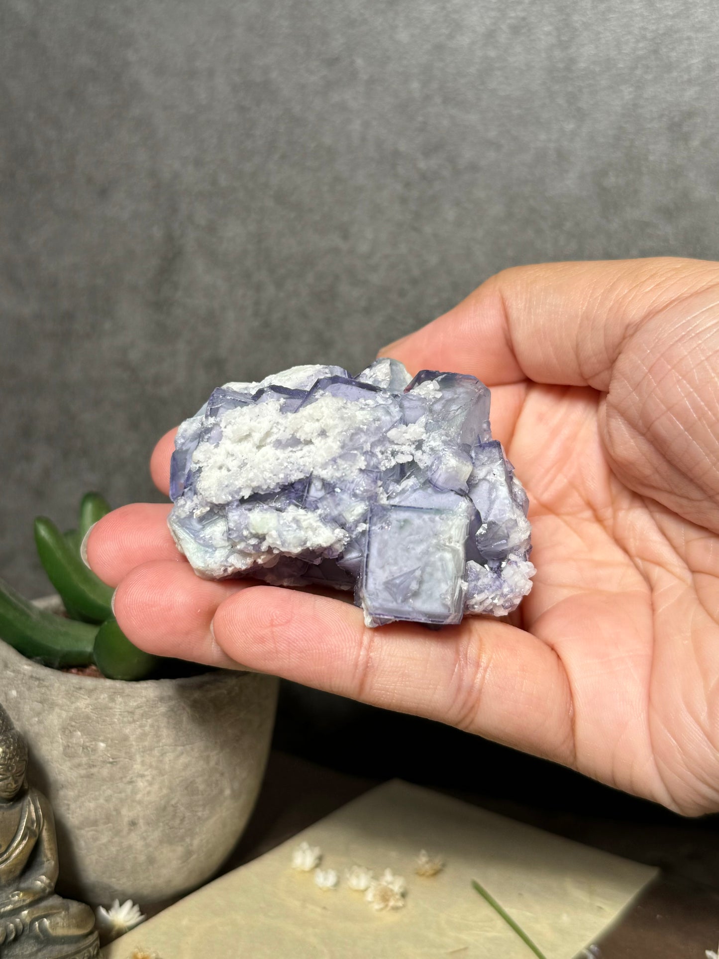 Porcelain Fluorite (Second Generation)