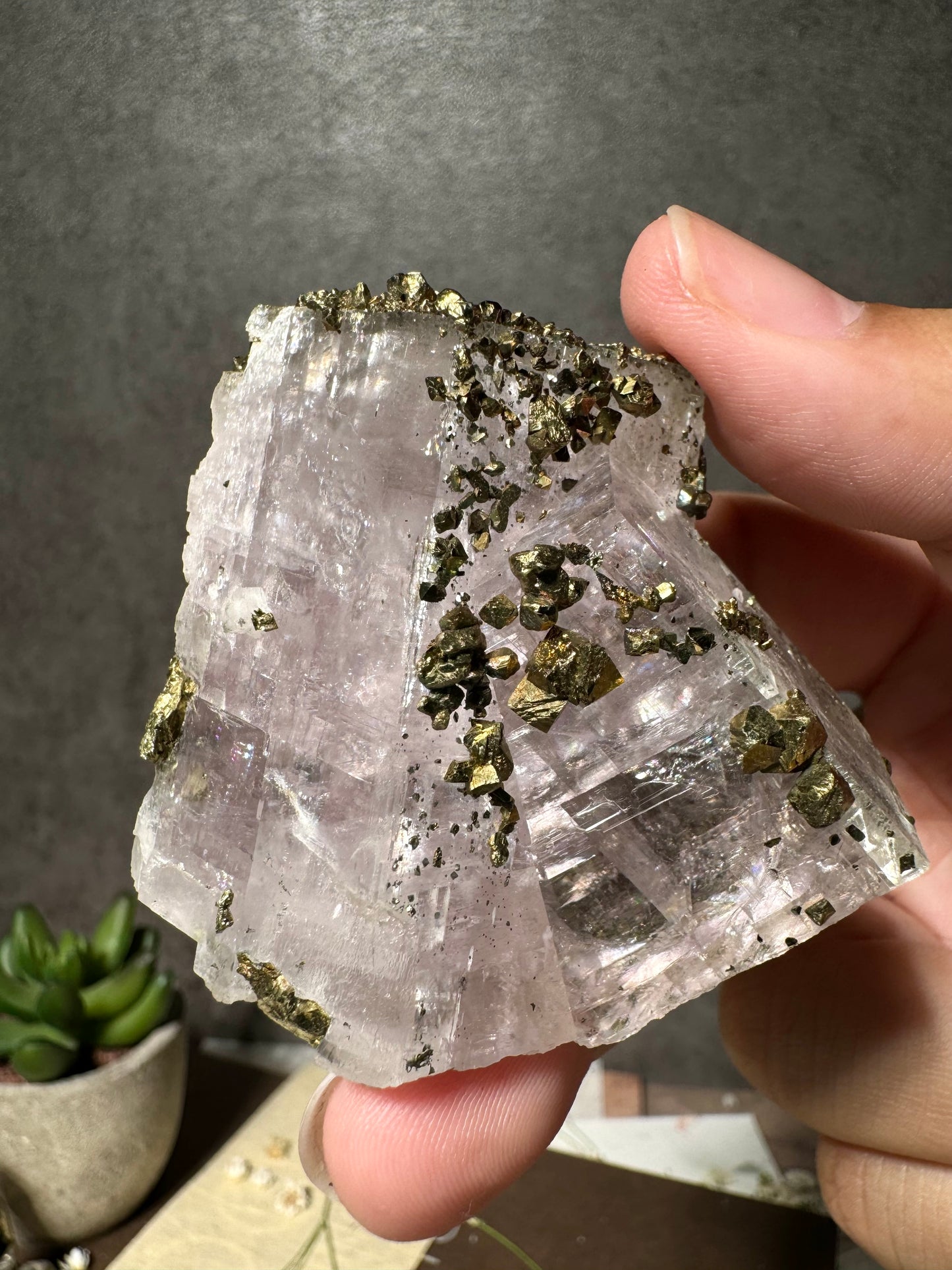 Gem Dolomite with Chalcopyrite