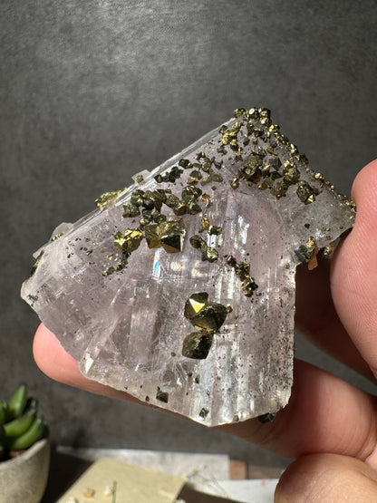 Gem Dolomite with Chalcopyrite