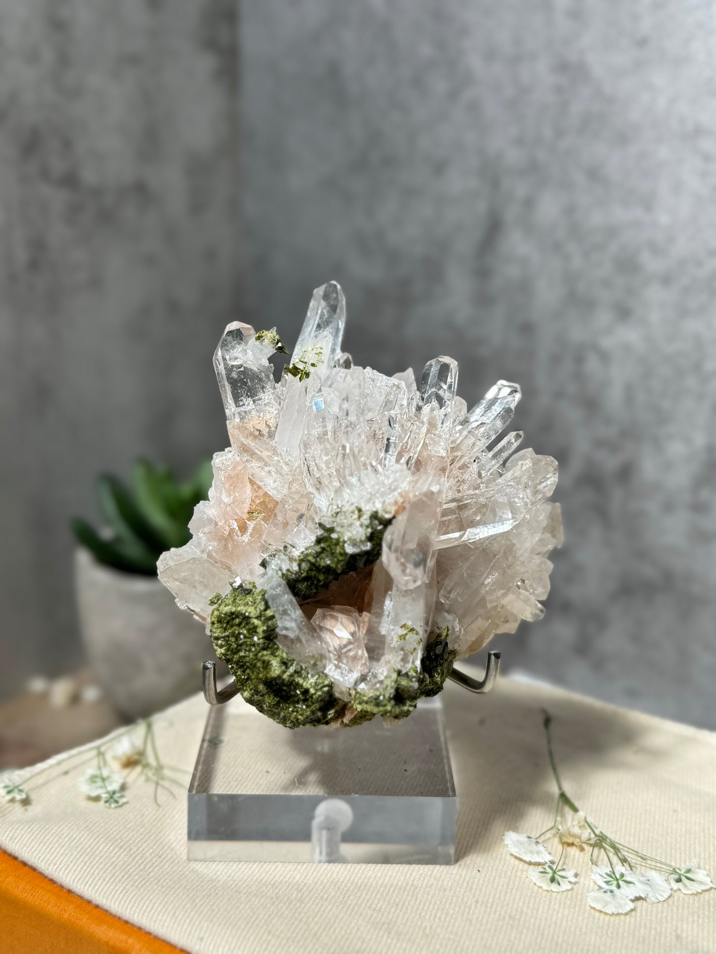 Epidote with Quartz