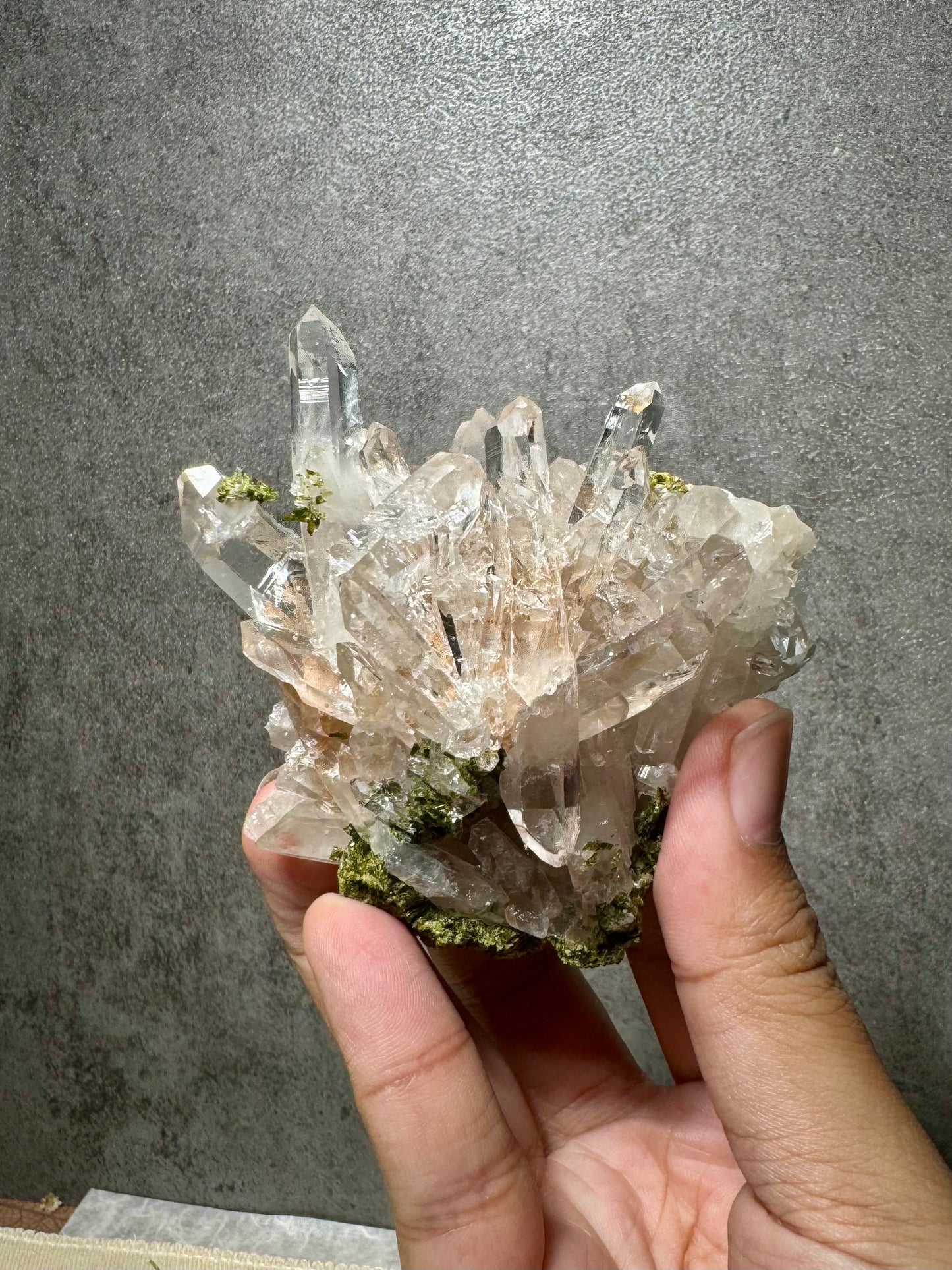 Epidote with Quartz