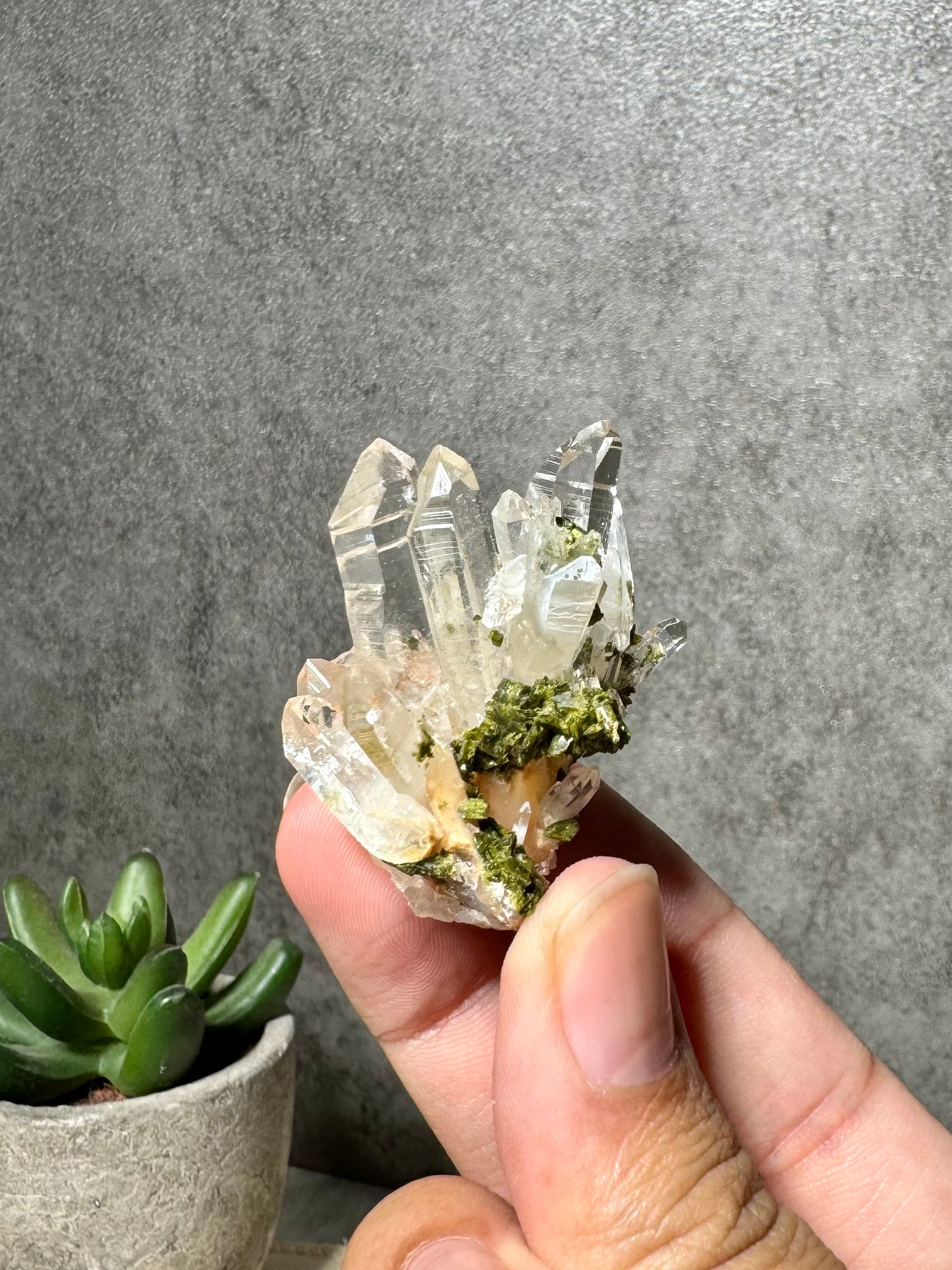 Epidote with Quartz