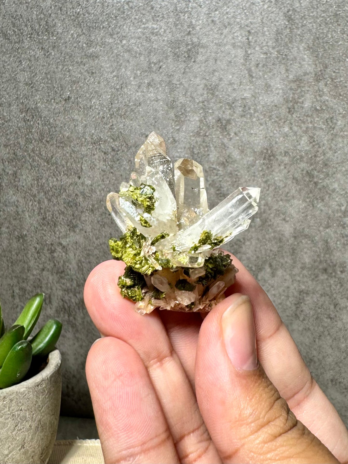 Epidote with Quartz