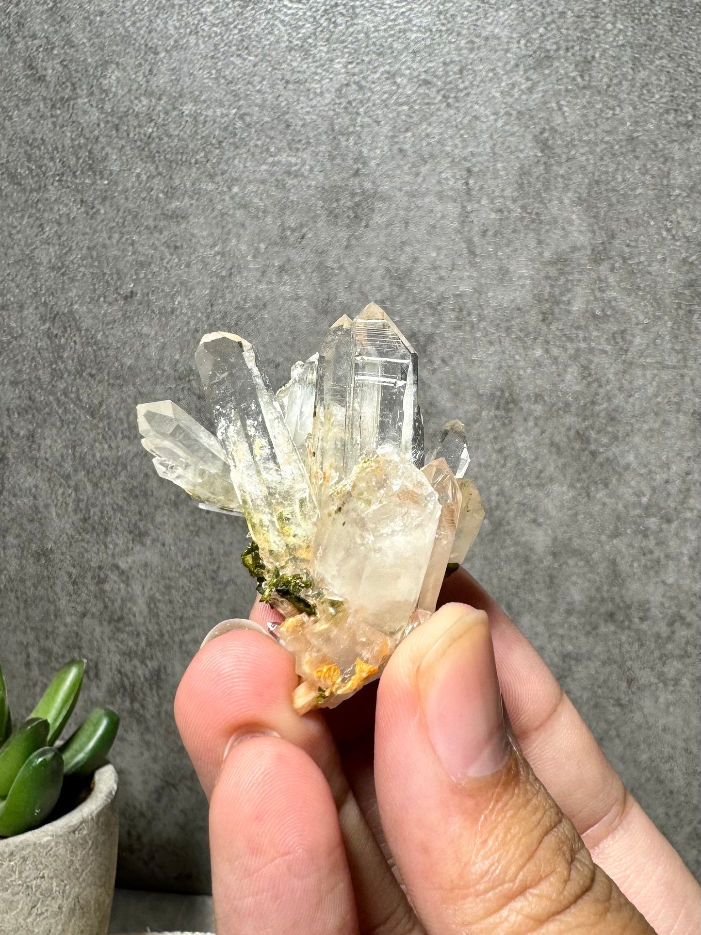 Epidote with Quartz