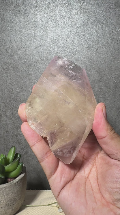 Two-Toned Purple and Yellow Calcite