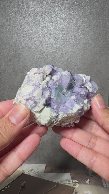 Porcelain Fluorite (Second Generation)