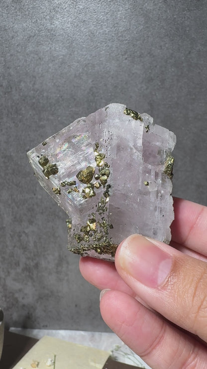 Gem Dolomite with Chalcopyrite