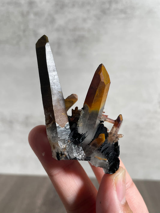 Quartz with Hematite