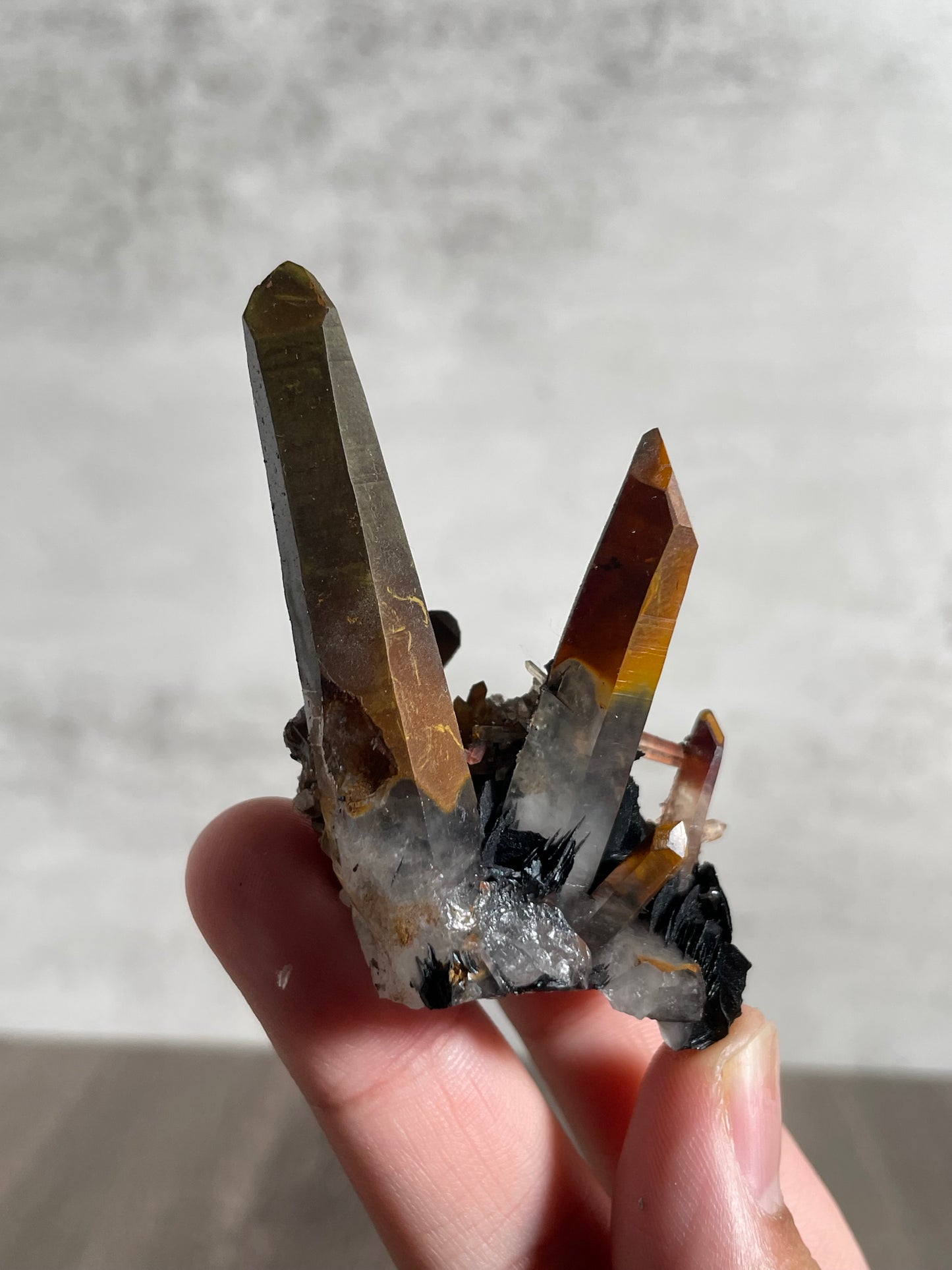 Quartz with Hematite